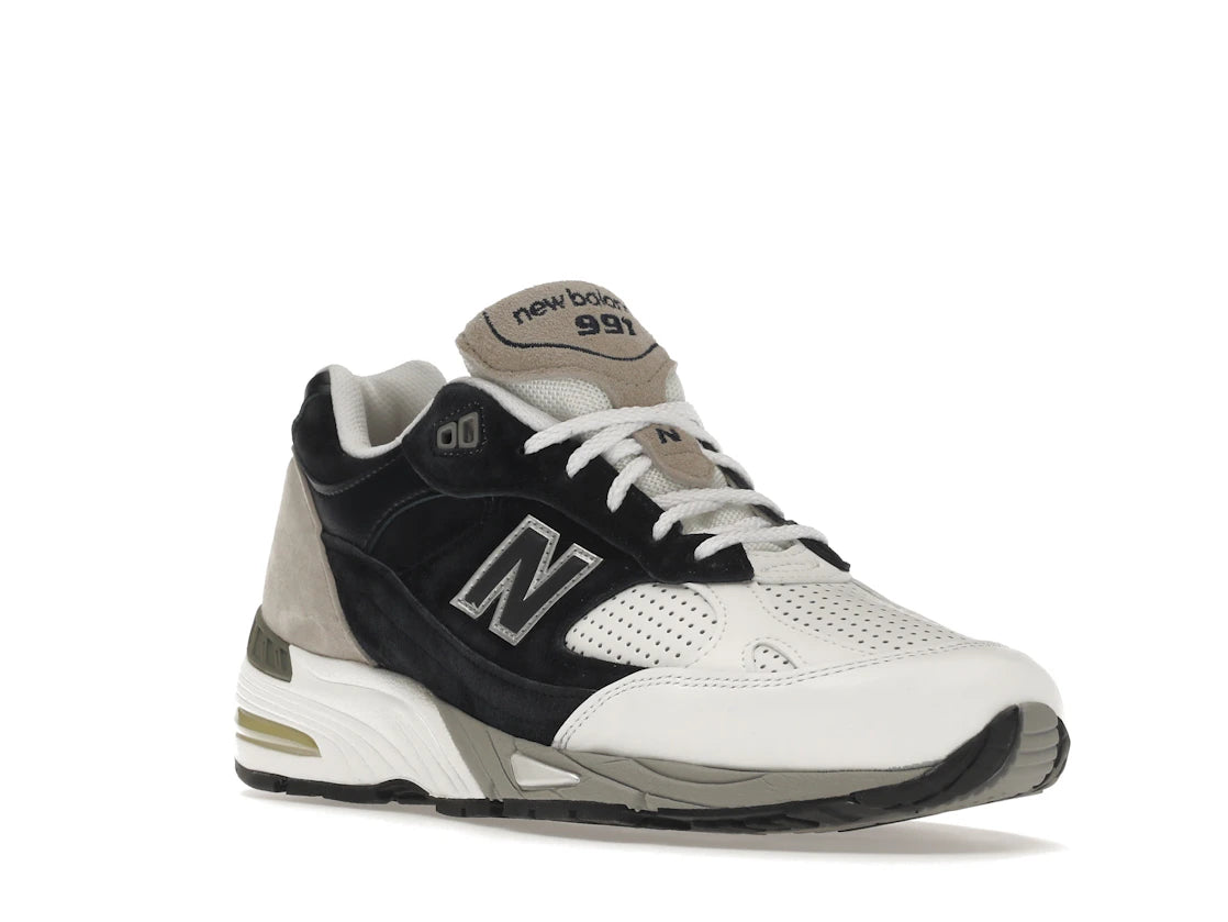 New Balance 991 MiUK SNS Navy White - vue secondaire A