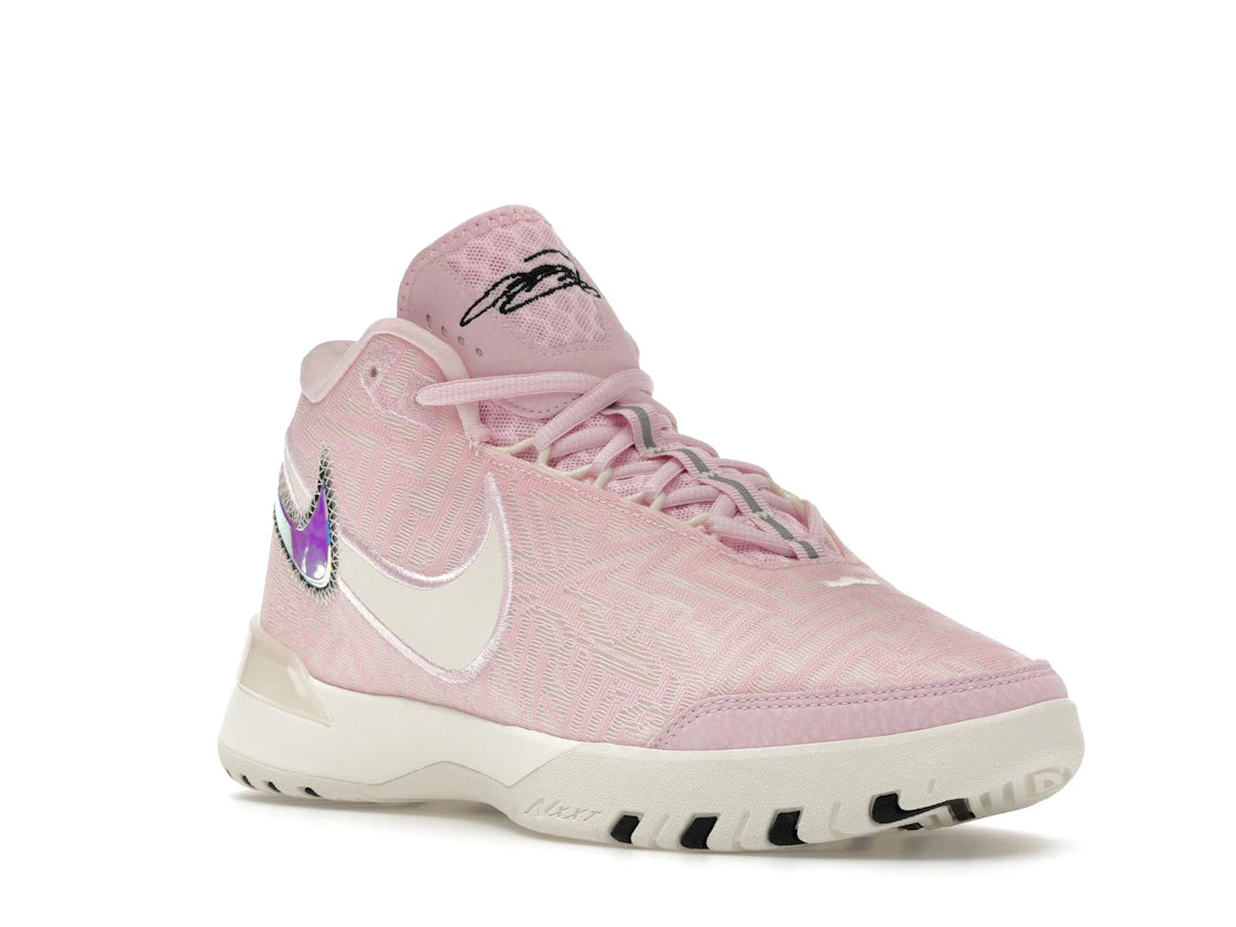 Nike Zoom LeBron NXXT Genisus EP Pink Foam Sail (Solid Outsole) - vue secondaire A