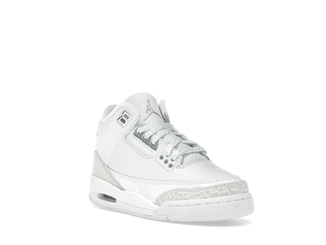 Jordan 3 Retro Pure Money (2025) (GS) - vue secondaire A