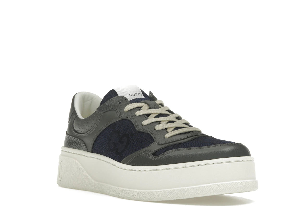 Gucci GG Lace Up Sneaker Grey Blue - vue secondaire A