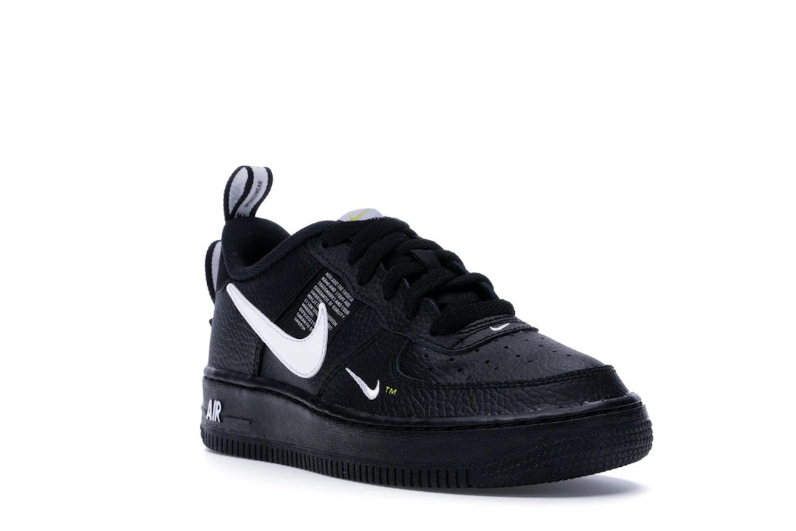 Nike Air Force 1 Utility Black White (GS) - vue secondaire A