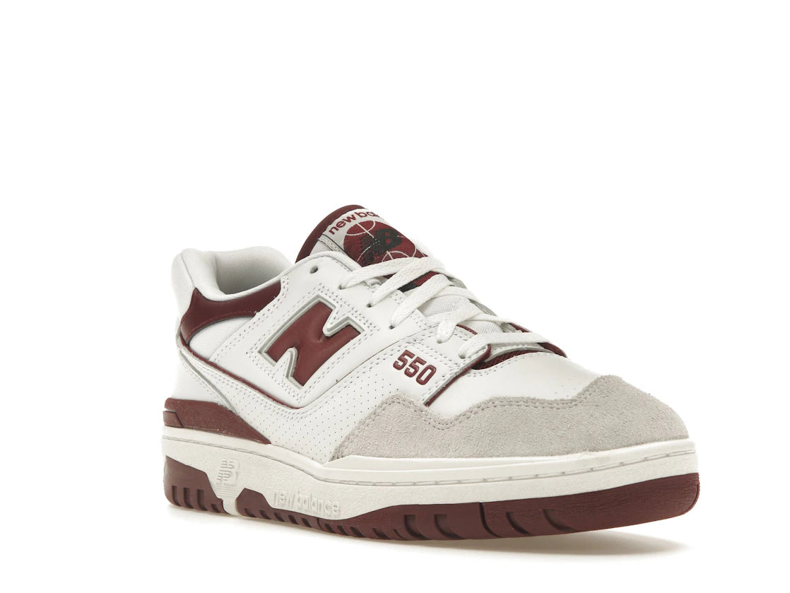 New Balance 550 Sea Salt Burgundy - vue secondaire A