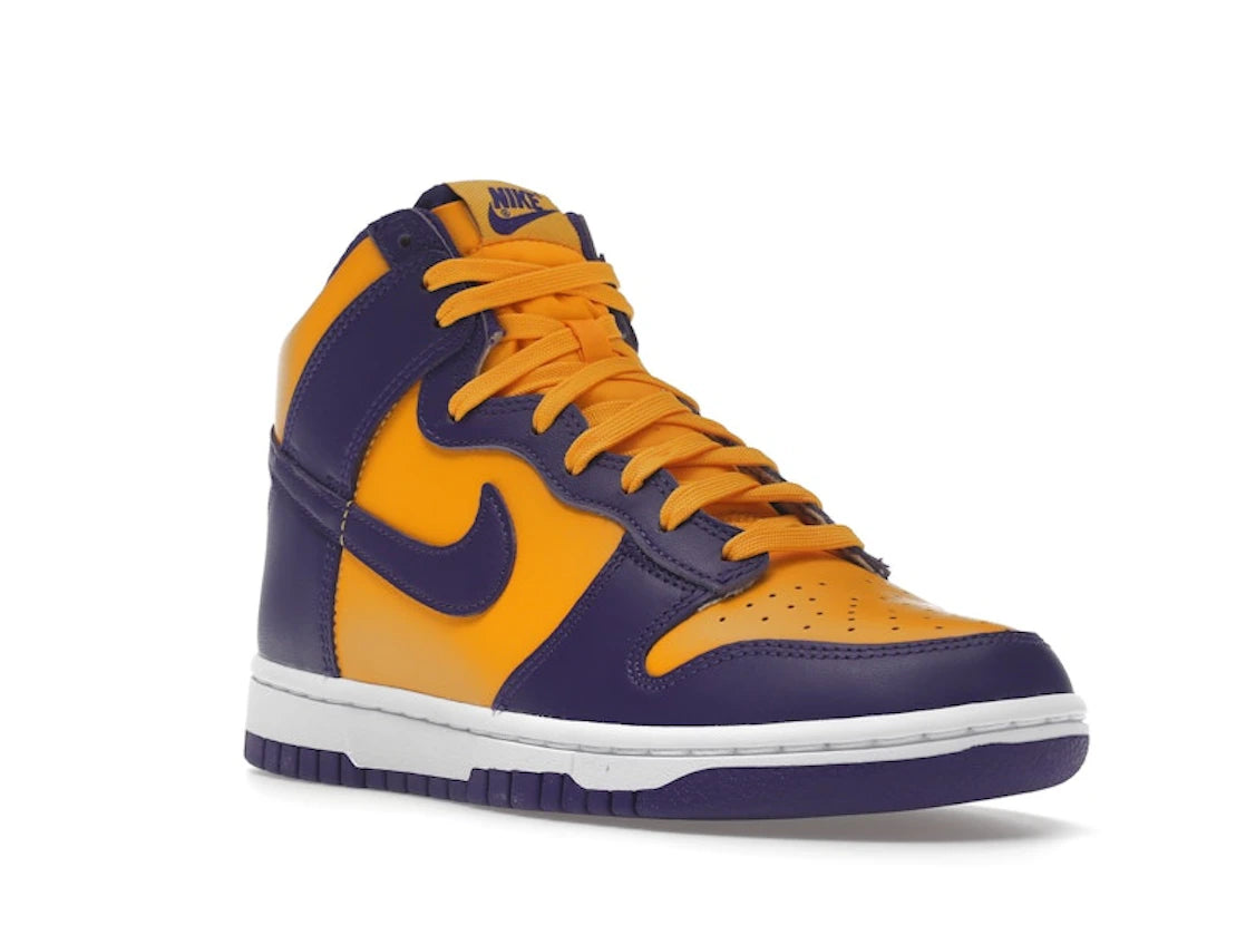 Nike Dunk High Lakers - vue secondaire A