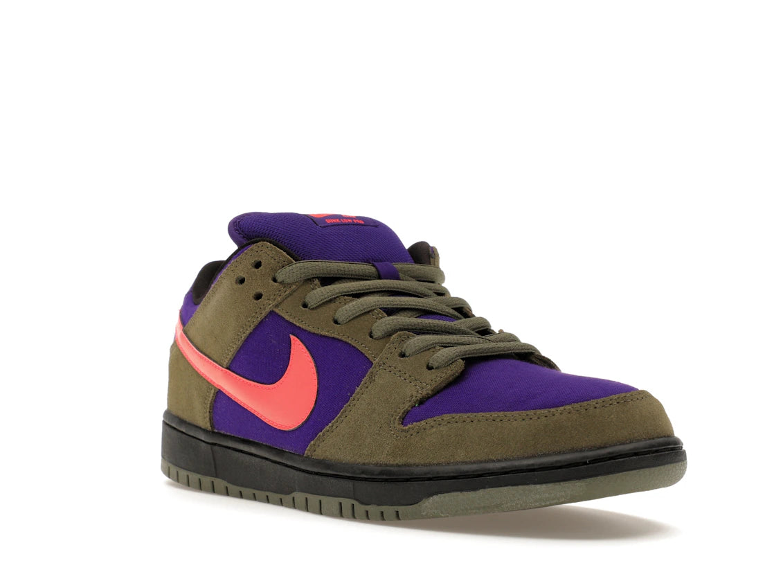 Nike SB Dunk Low Olive Atomic Red - vue secondaire A