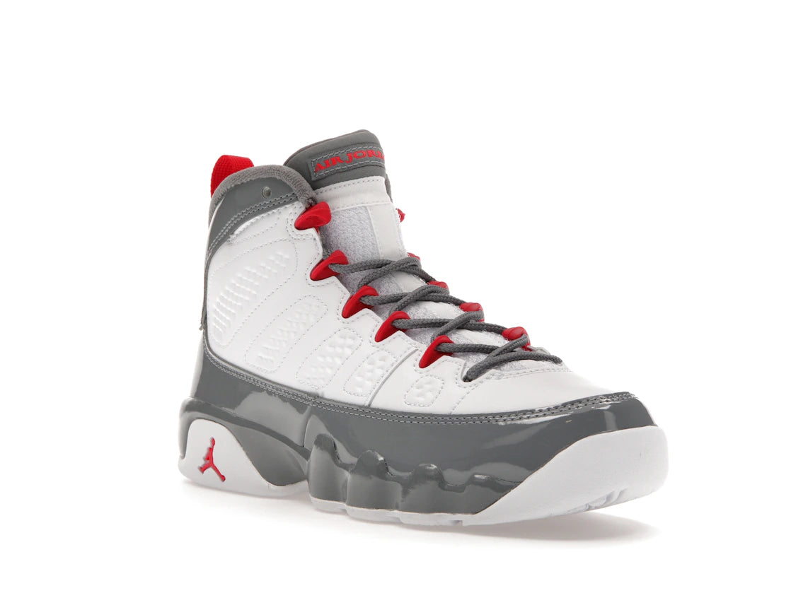 Jordan 9 Retro Fire Red (GS) - vue secondaire A