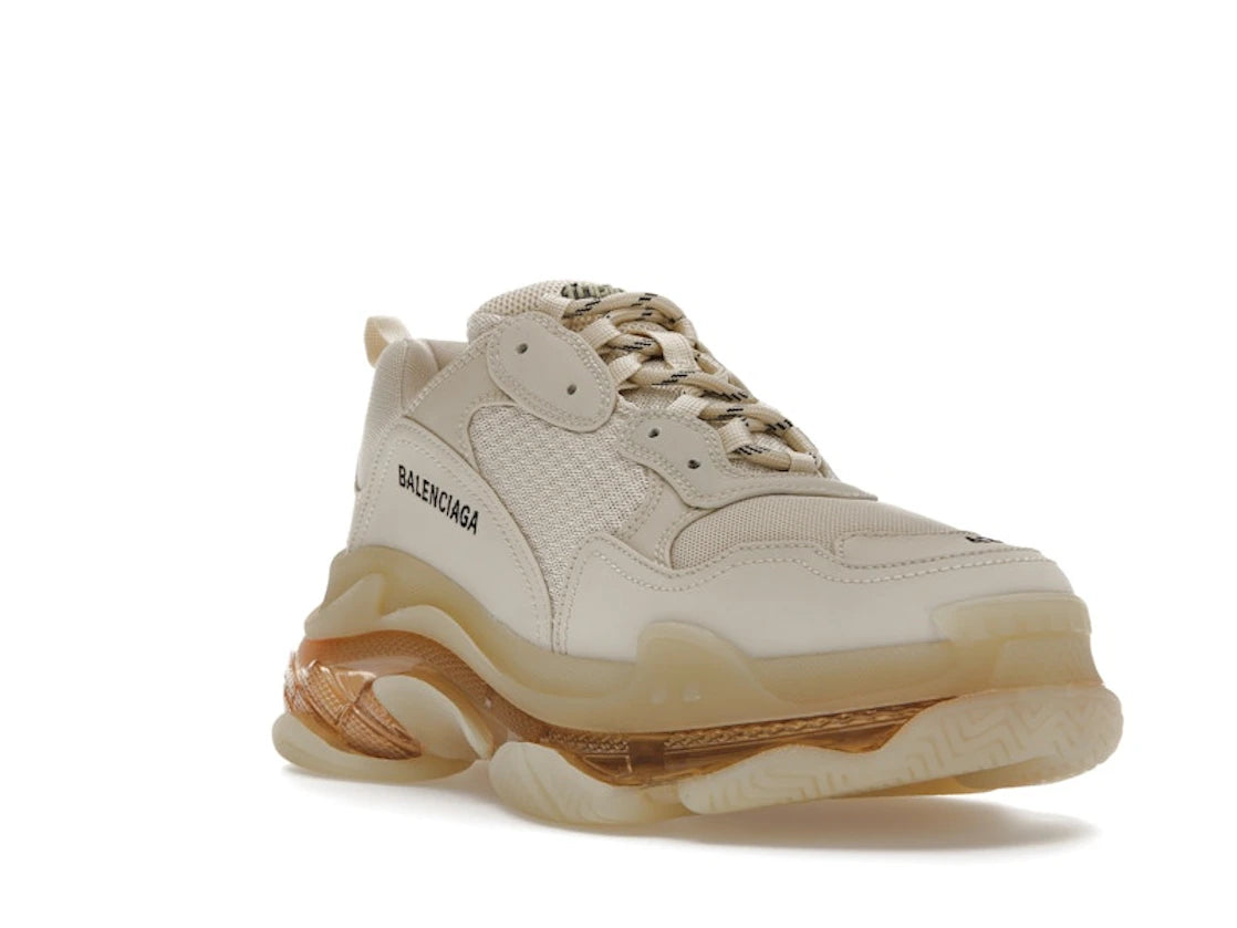 Balenciaga Triple S Clear Sole Off White - vue secondaire A