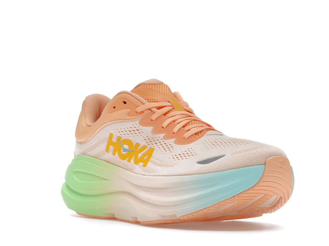 Hoka One One Bondi 9 Frost Pale Tangerine - vue secondaire A