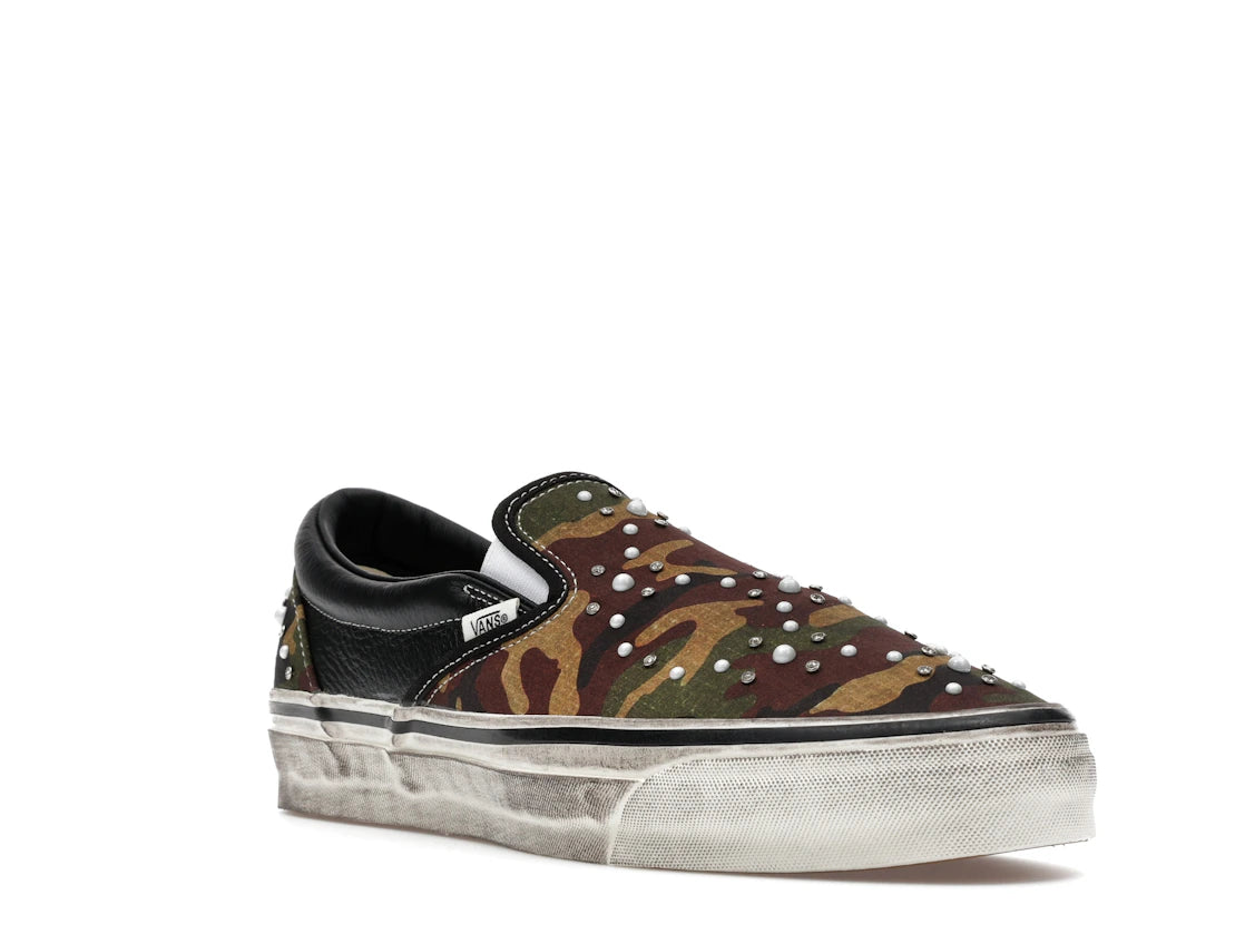 Vans LX Classic Slip-On 98 Pearlized Pack Camo Black - vue secondaire A