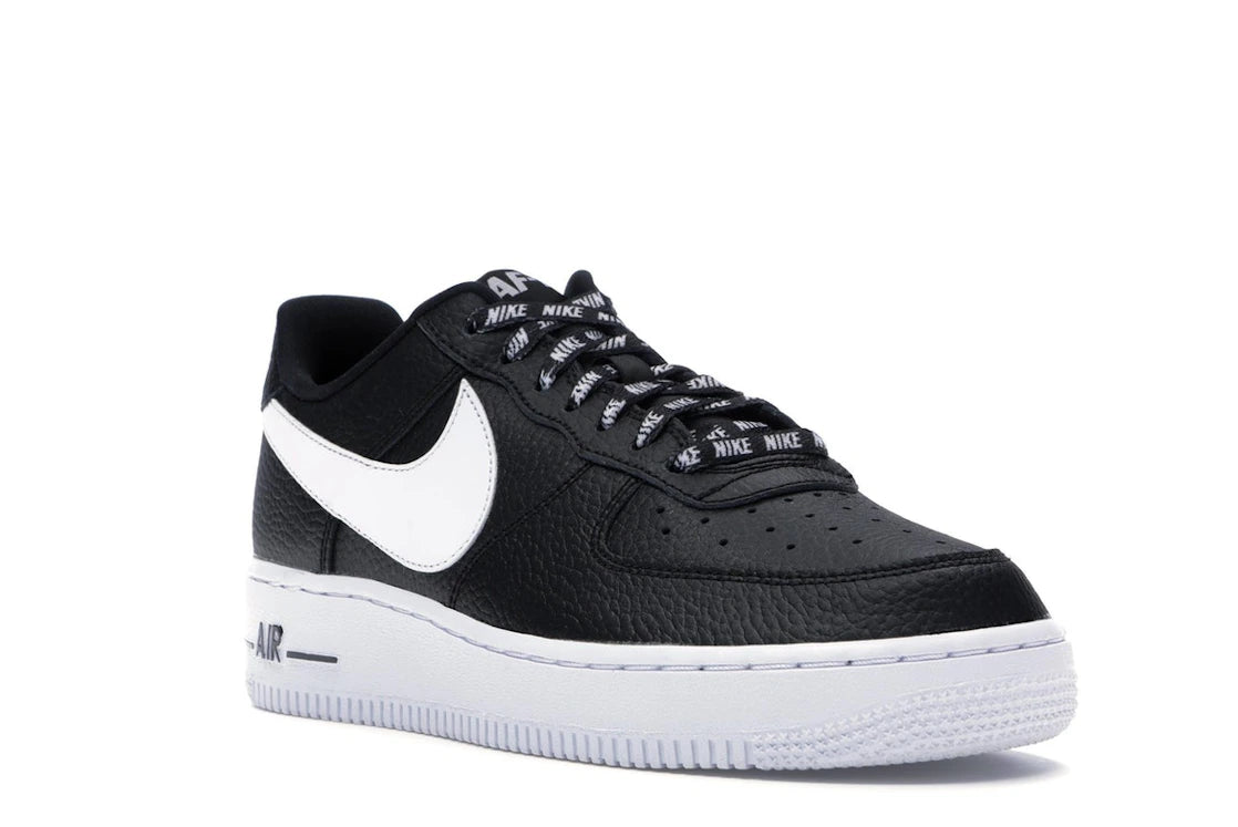 Nike Air Force 1 Low NBA Black White - vue secondaire A