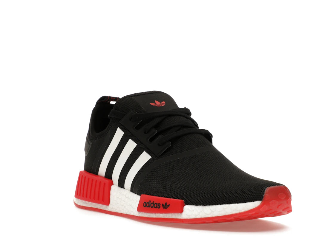 adidas NMD R1 Black Vivid Red White - vue secondaire A