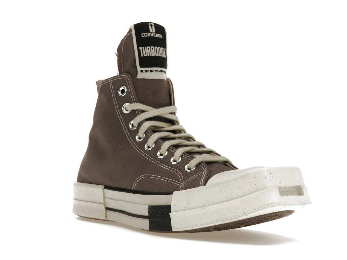 Converse TURBODRK Laceless Chuck Taylor All Star 70 Hi Rick Owens DRKSHDW Iron - vue secondaire A