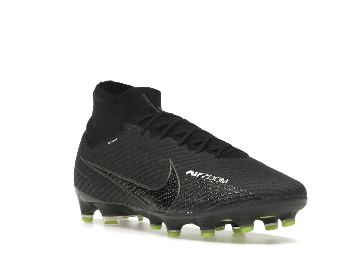 Nike Zoom Mercurial Superfly 9 Elite AG-Pro Black White Volt - vue secondaire A