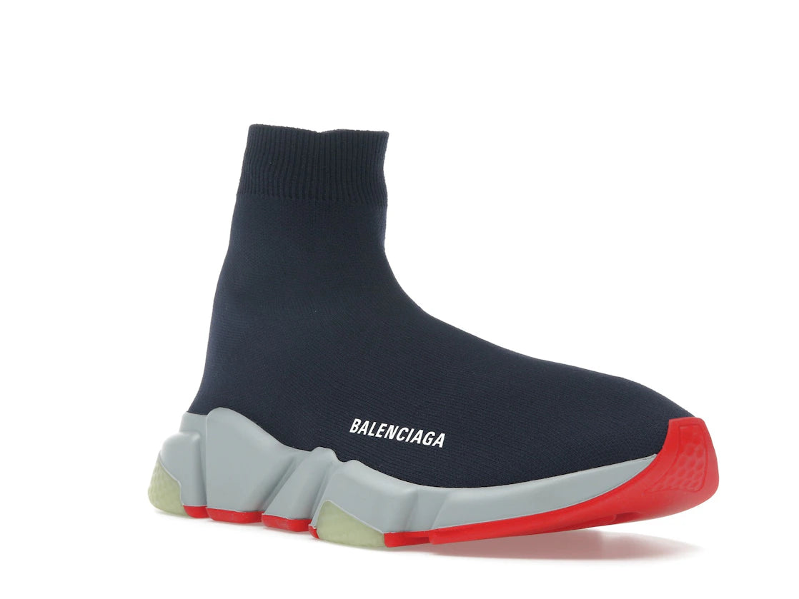 Balenciaga Speed Trainer Navy Red - vue secondaire A