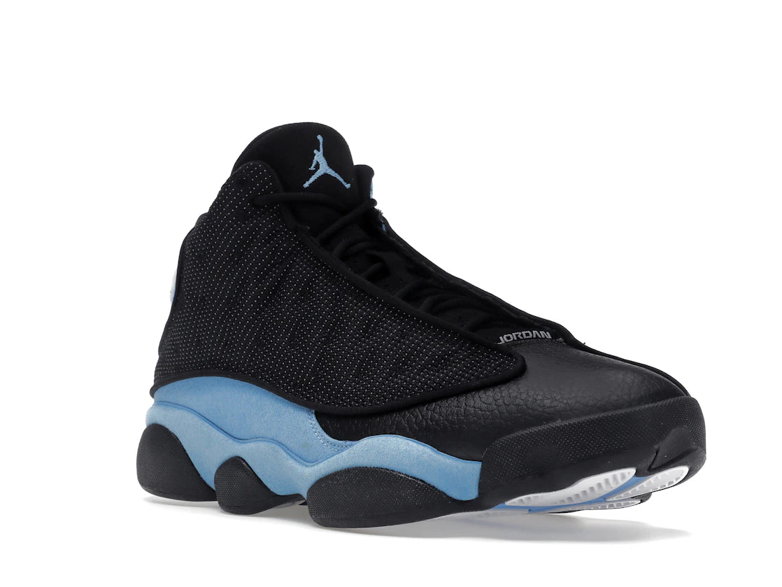 Jordan 13 Retro Schwarz Universitätsblau - vue secondaire A