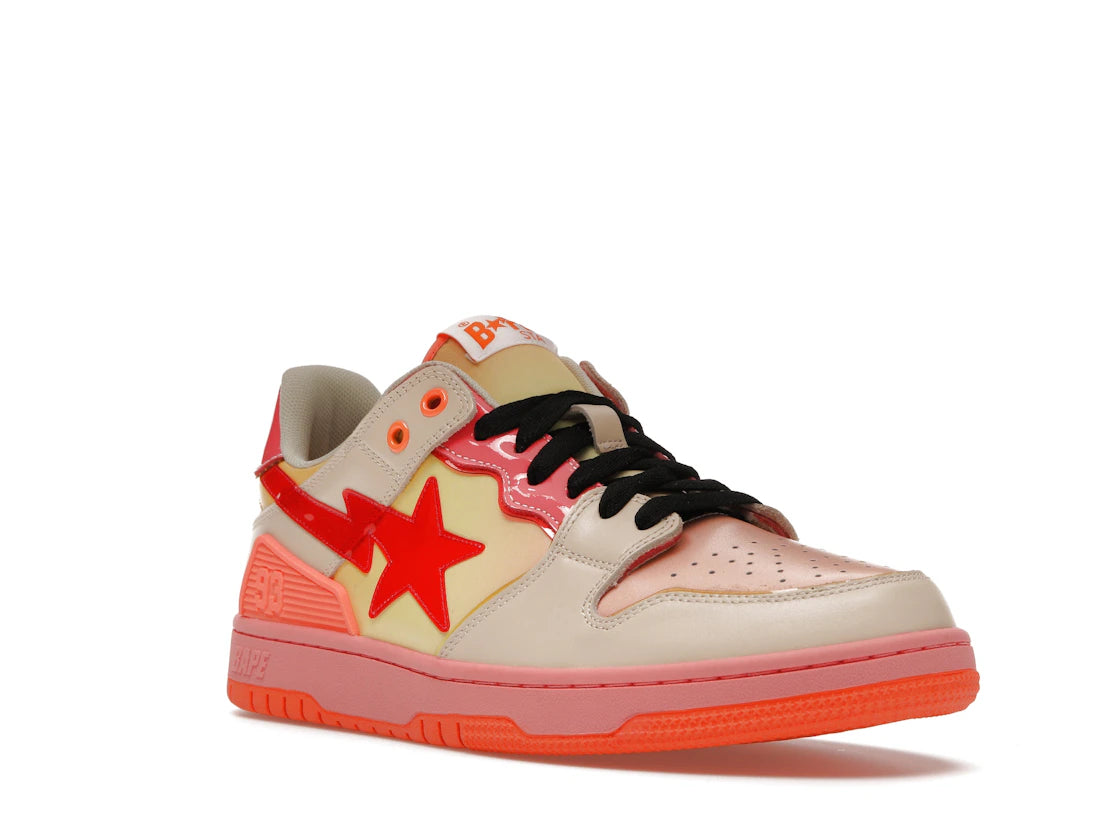 A Bathing Ape Bape SK8 Sta Orange - vue secondaire A
