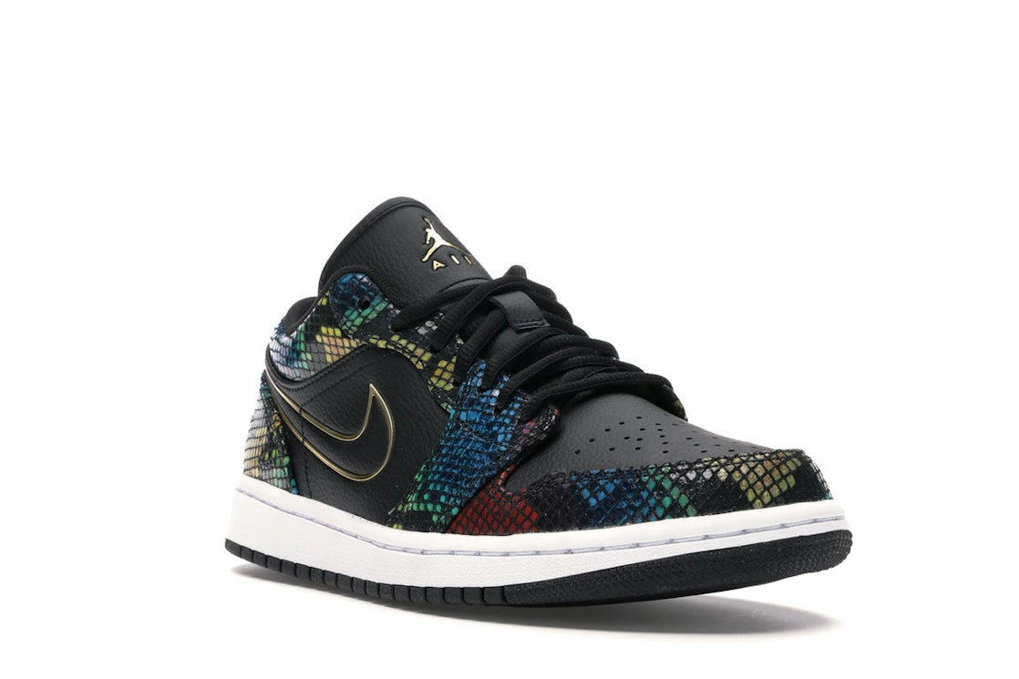Jordan 1 Low Multicolor Snakeskin (2020) (Women's) - vue secondaire A