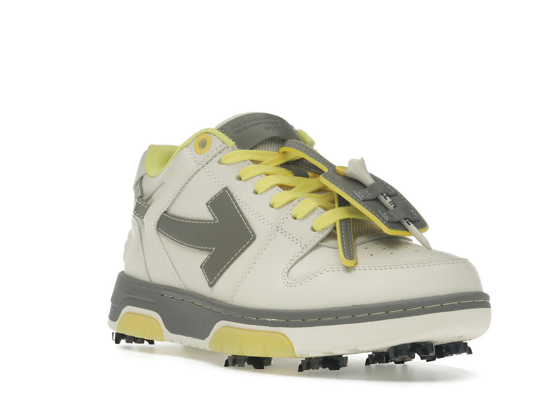 OFF-WHITE Out Of Office OOO Low Tops Golf Paris Hilinski Gray Yellow - vue secondaire A