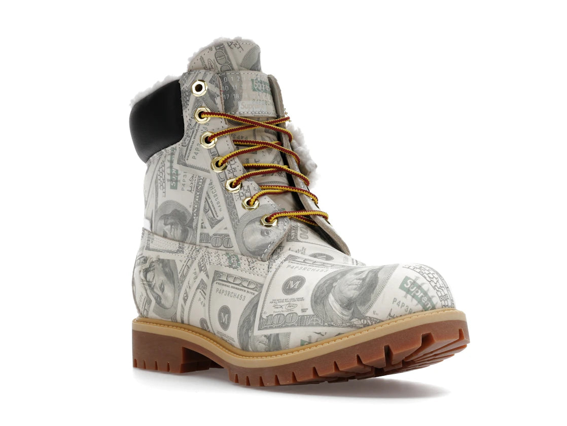 Timberland 6" Premium Waterproof Boot Supreme x MM6 Maison Margiela $100 Bills - vue secondaire A