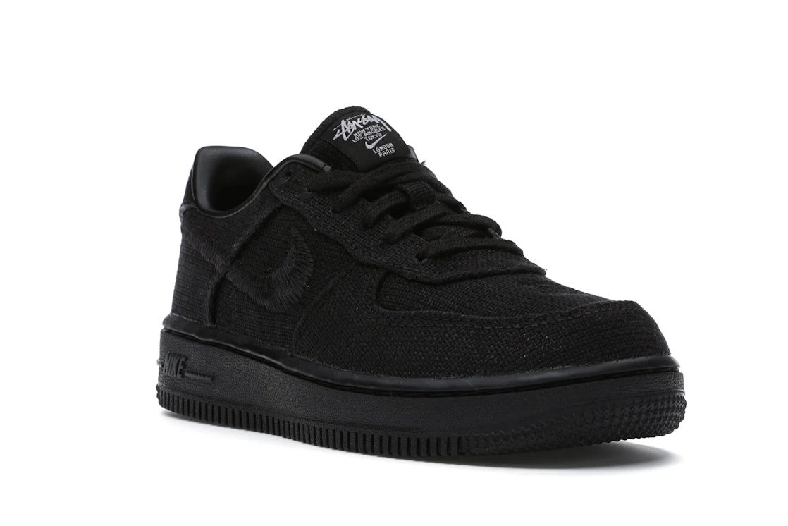 Nike Air Force 1 Low Stussy Black (PS) - vue secondaire A