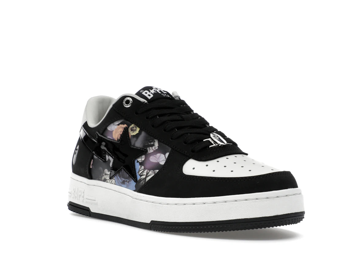 A Bathing Ape Bape Sta #2 Black Multi Roses - vue secondaire A