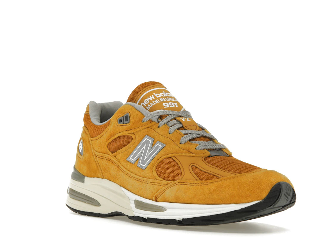 New Balance 991v2 MiUK Brights Revival Pack Yellow - vue secondaire A