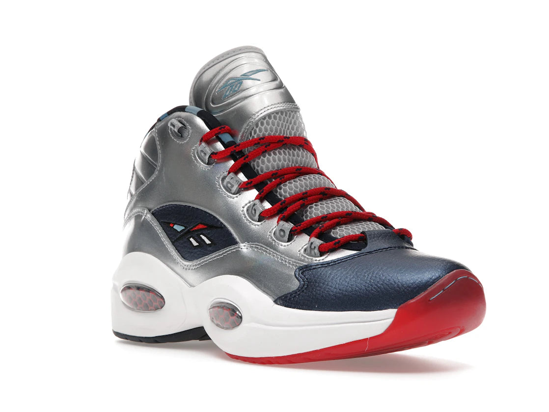 Reebok Question Mid Iverson x Harden Silver - vue secondaire A