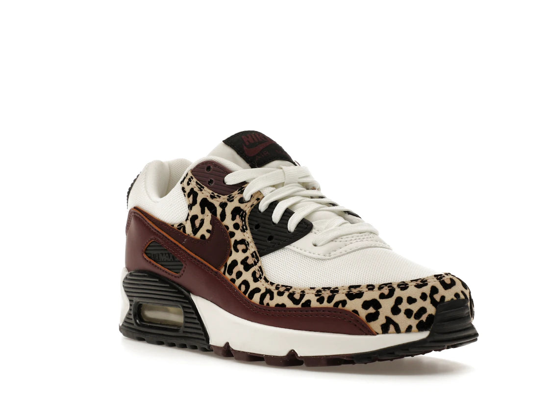 Nike Air Max 90 Leopard Burgundy (Women's) - vue secondaire A