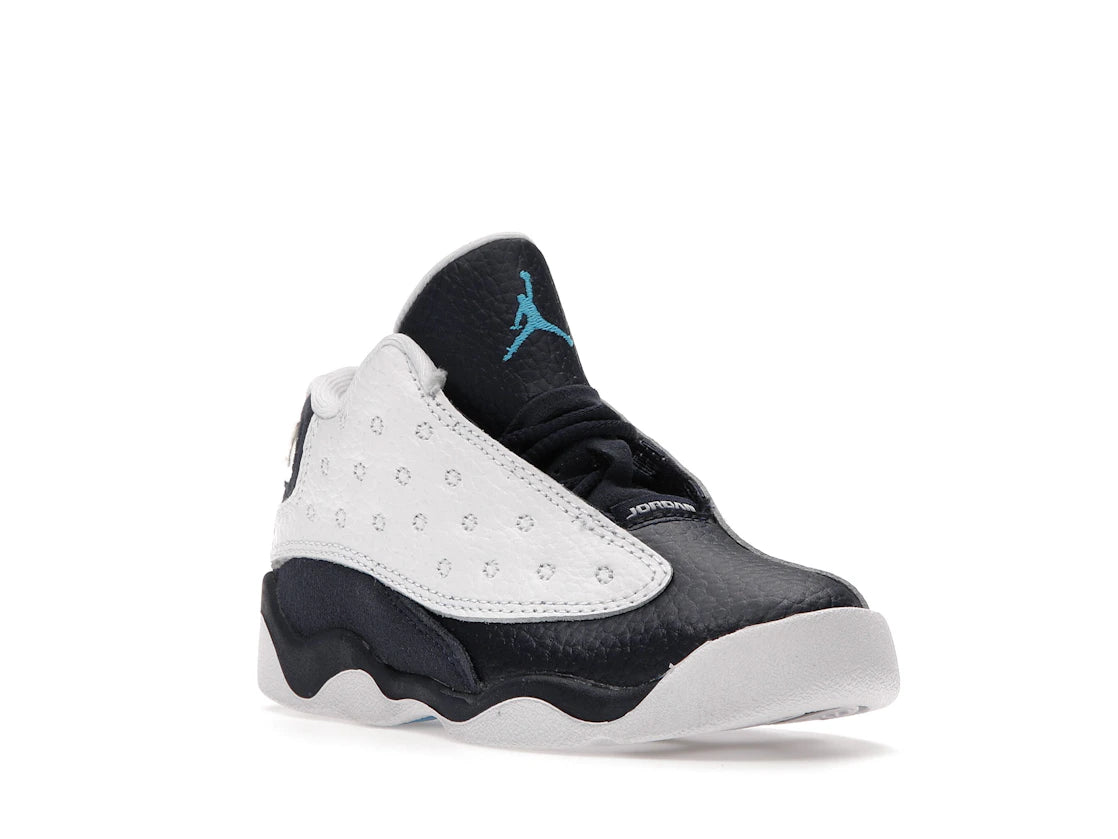 Jordan 13 Retro White Obsidian Powder Blue (TD) - vue secondaire A