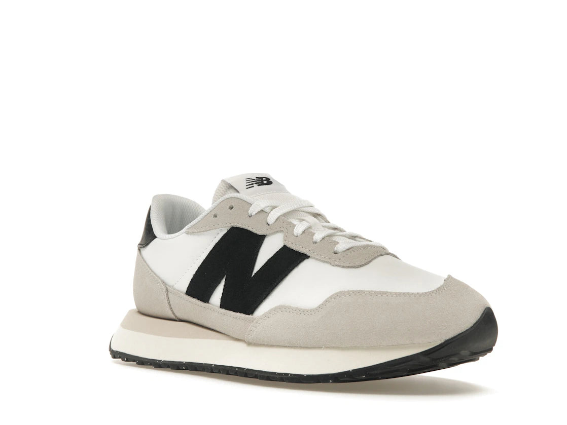 New Balance 237 Sea Salt Black White - vue secondaire A