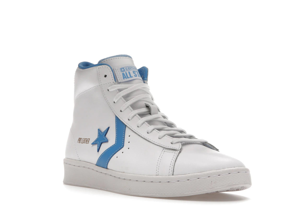 Converse Pro Leather Hi White Coast Blue - vue secondaire A