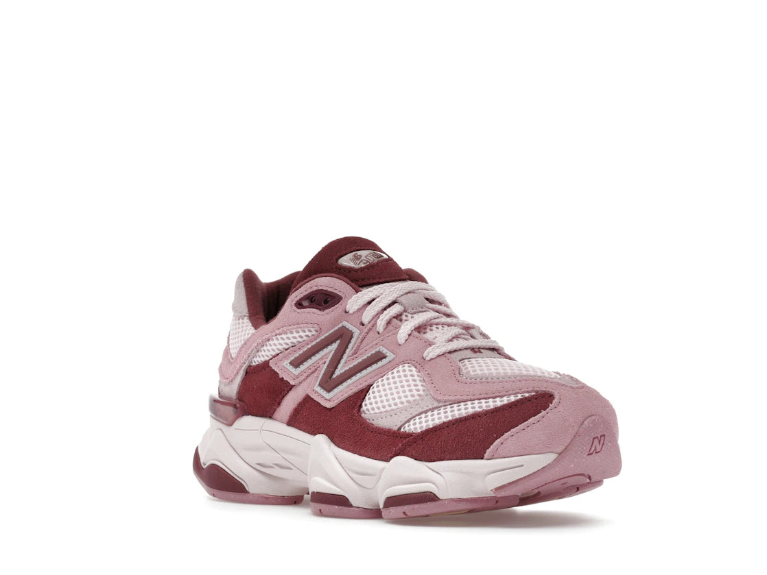 New Balance 9060 Pink Granite Washed Burgundy (GS) - vue secondaire A