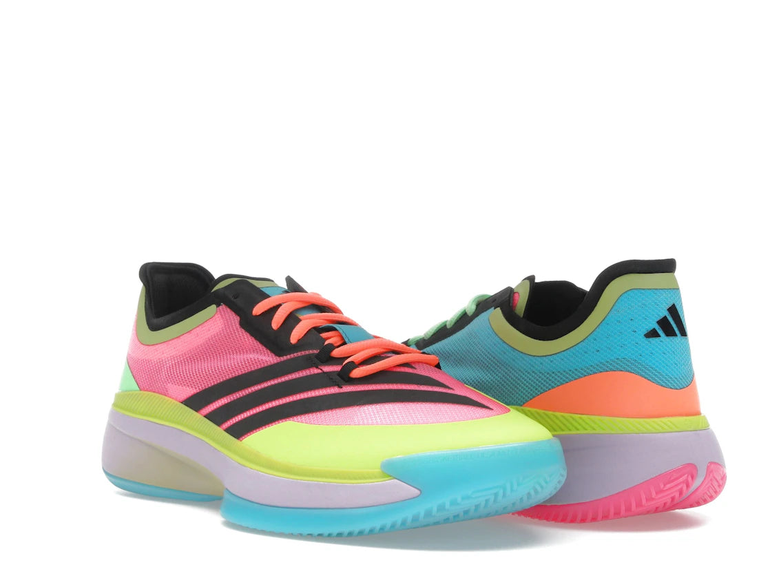 Adidas Adizero Select 3.0 Low Lucid Pink Preloved Lime - vue secondaire A