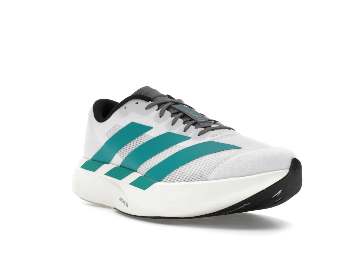 adidas Adizero Evo SL White Pure Teal (Women's) - vue secondaire A