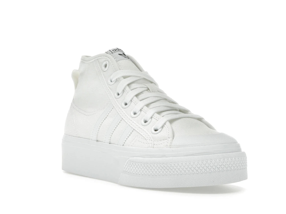 adidas Nizza Platform Mid Cloud White (Women's) - vue secondaire A
