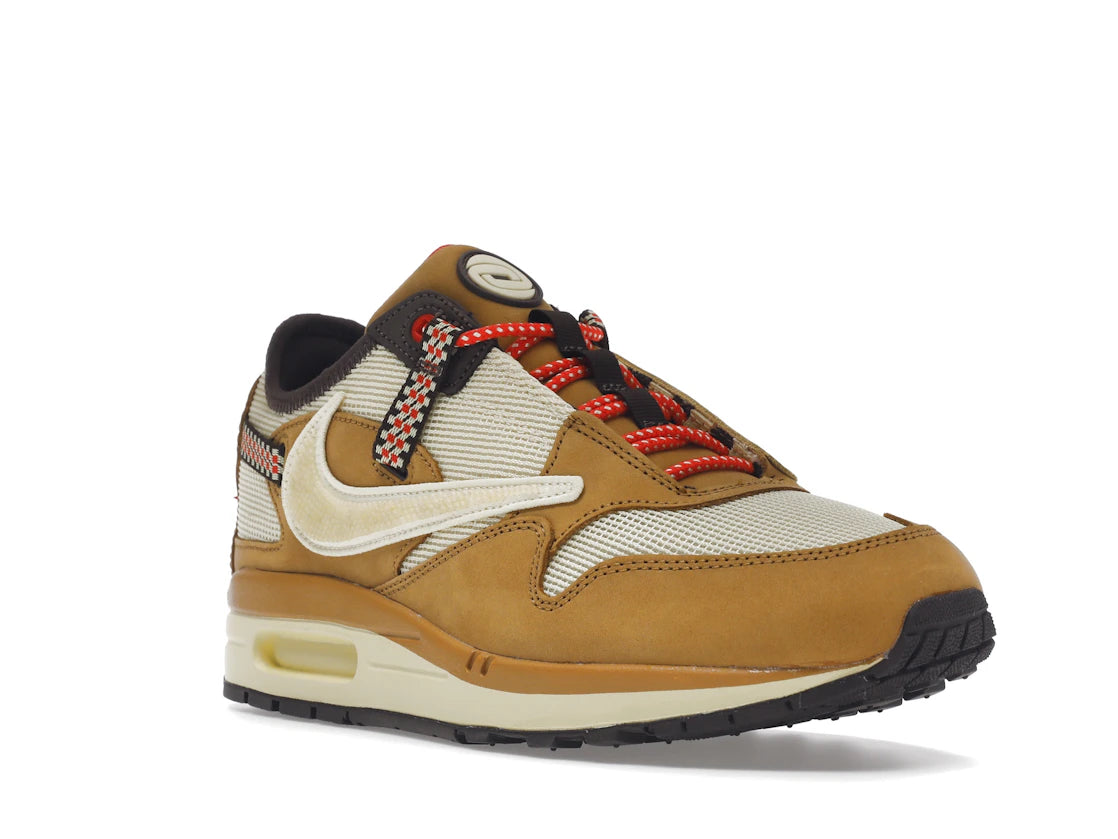 Nike Air Max 1 Travis Scott Cactus Jack Wheat Lemon Drop - vue secondaire A