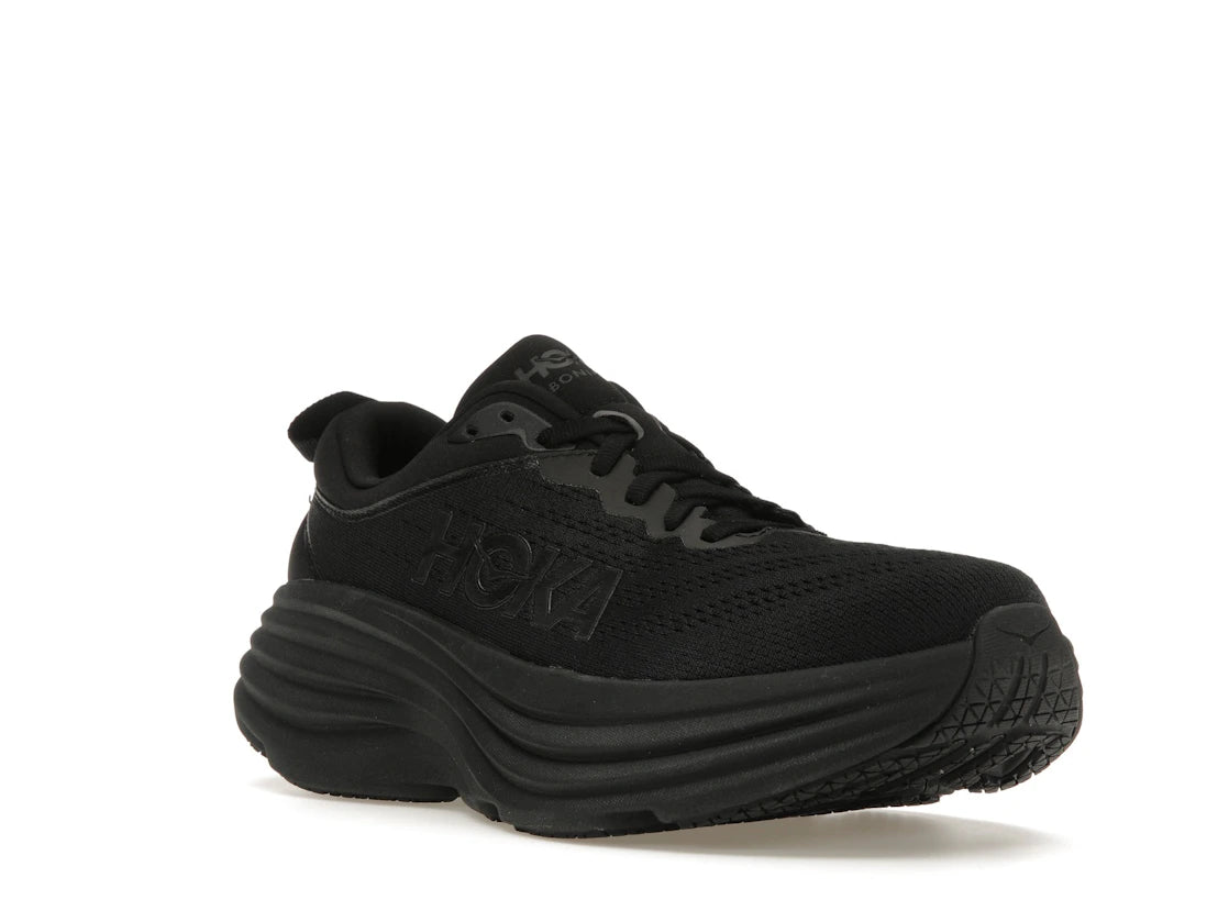 Hoka One One Bondi 8 Triple Black (Women's) - vue secondaire A