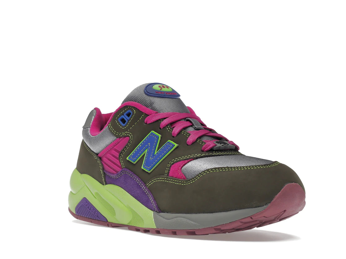 New Balance 580 Stray Rats Khaki Purple - vue secondaire A