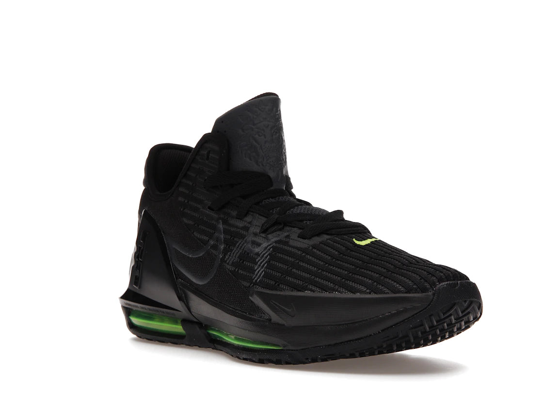 Nike LeBron Witness 6 Black Fluorescent Yellow - vue secondaire A