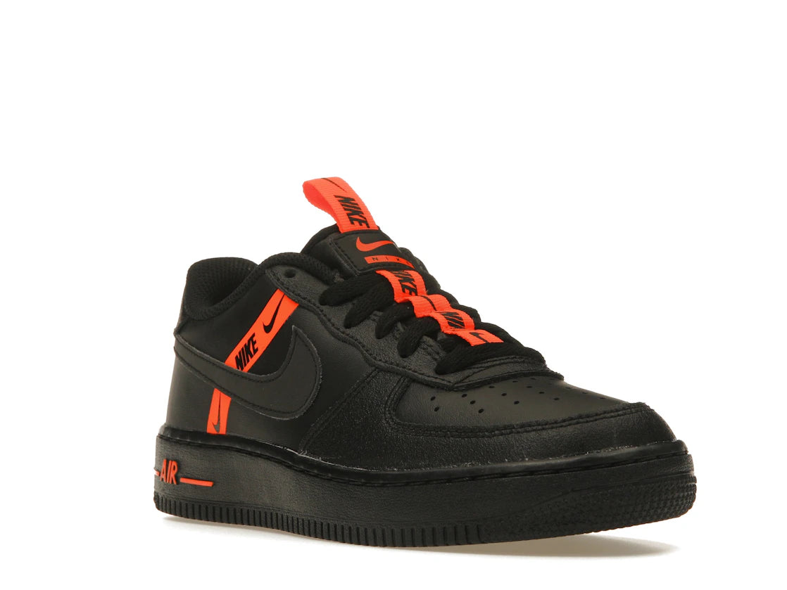 Nike Air Force 1 Low LV8 KSA Worldwide Pack Black Total Orange (GS) - vue secondaire A
