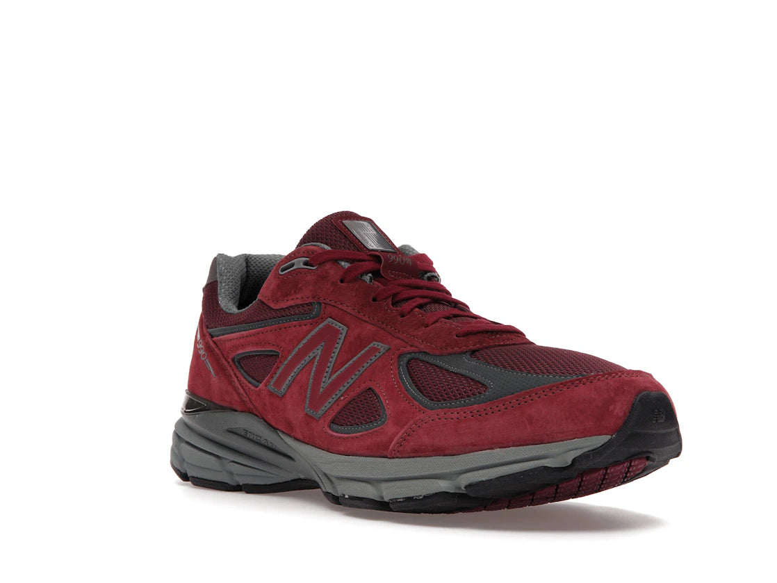 New Balance 990v4 Burgundy - vue secondaire A