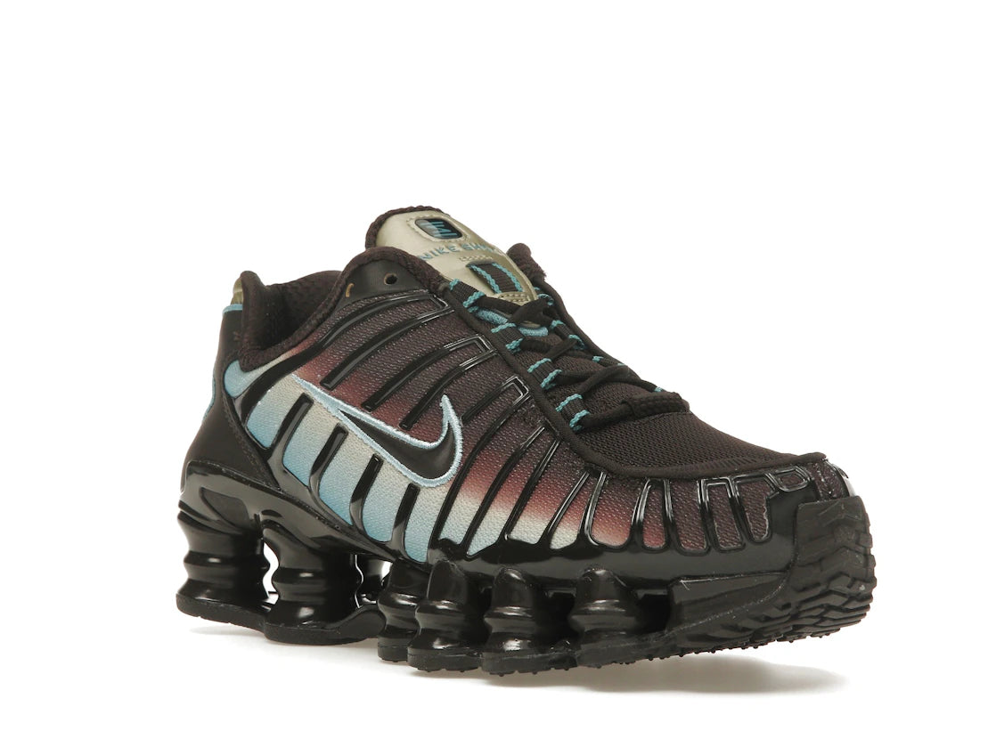 Nike Shox TL Velvet Brown Denim Turquoise (Women's) - vue secondaire A