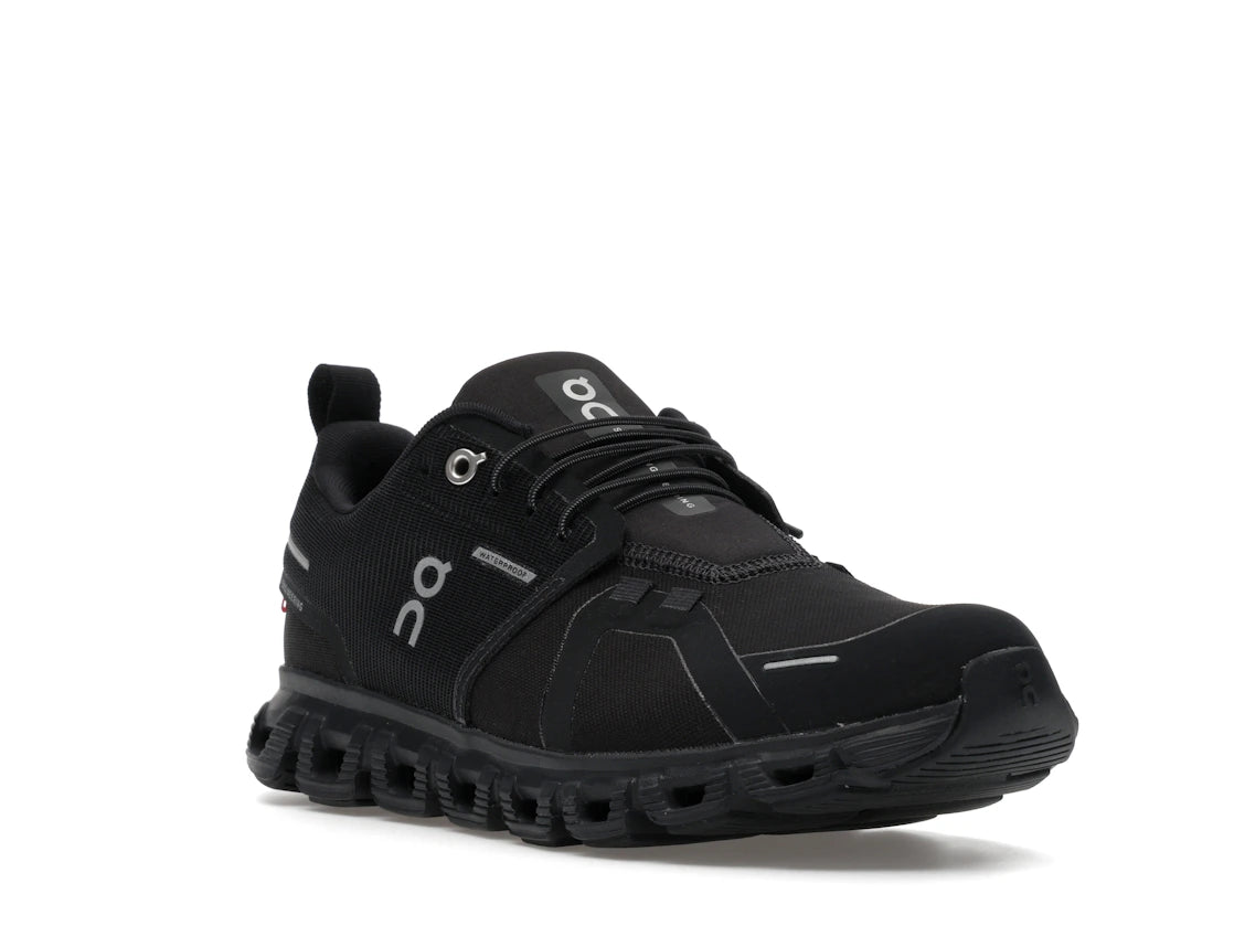 On Running Cloud 6 Waterproof All Black (Women's) - vue secondaire A