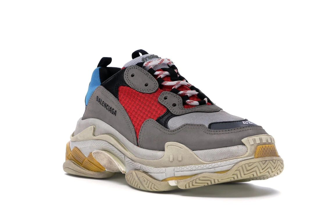 Balenciaga Triple S Grey Red Blue (2018 Reissue) - vue secondaire A