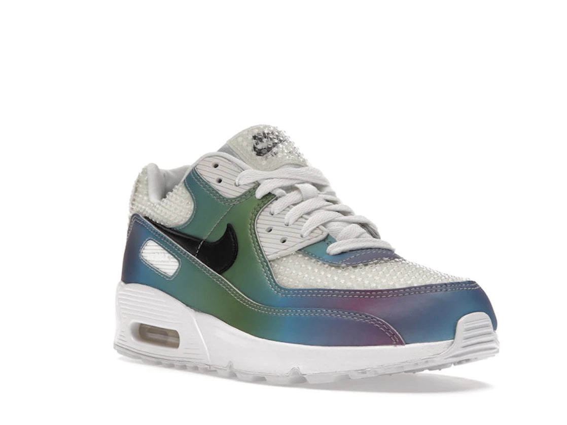 Nike Air Max 90 Bubble Pack White (GS) - vue secondaire A