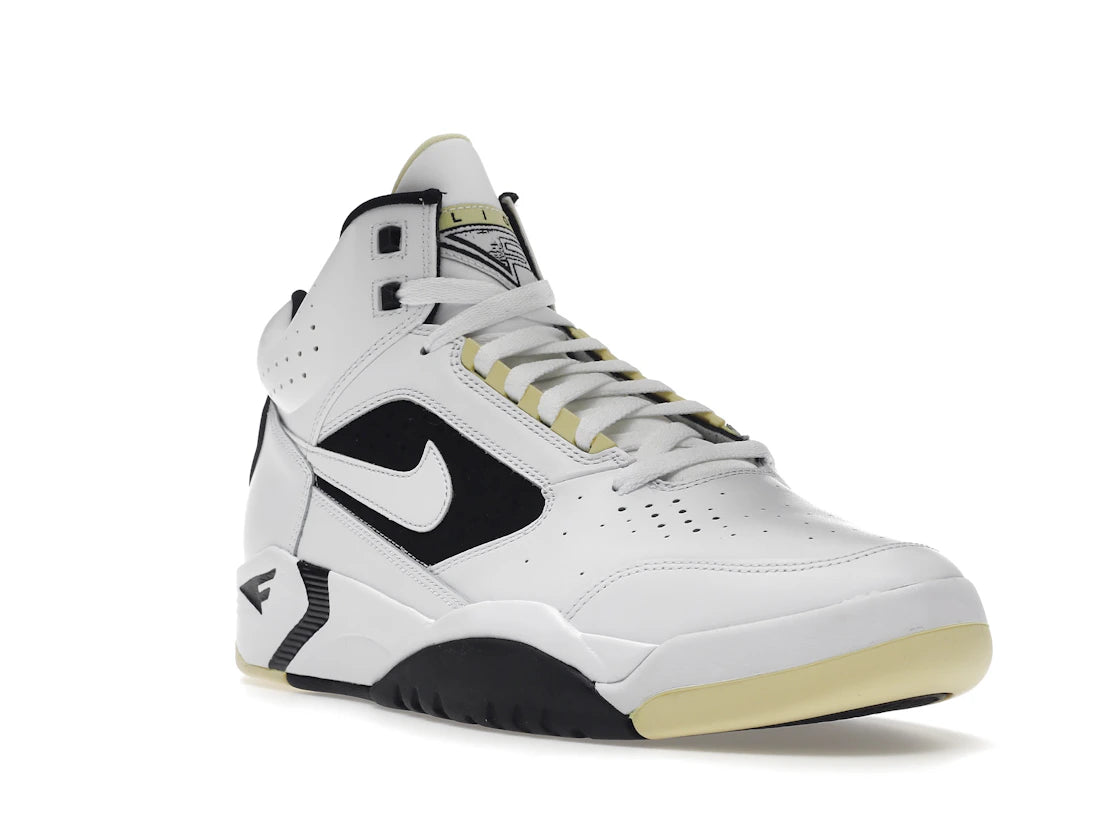 Nike Air Flight Lite Mid White Lemon Black White - vue secondaire A