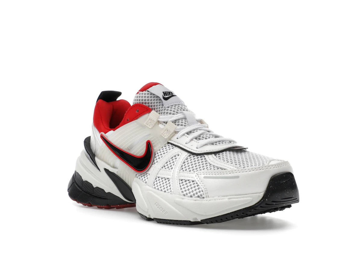 Nike V2K Run Metallic White University Red - vue secondaire A