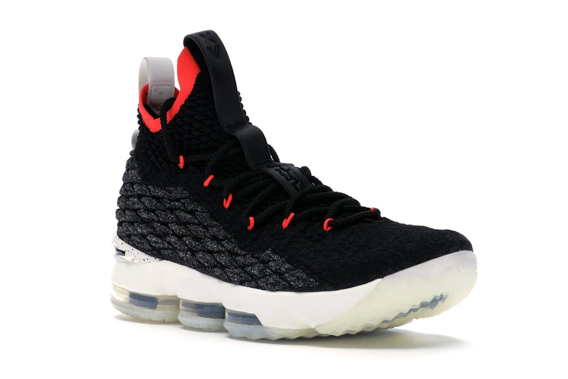 Nike LeBron 15 Black Bright Crimson (GS) - vue secondaire A