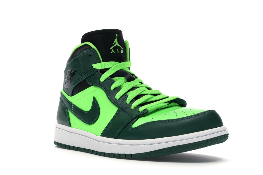 Jordan 1 Retro Mid Gorge Green - vue secondaire A