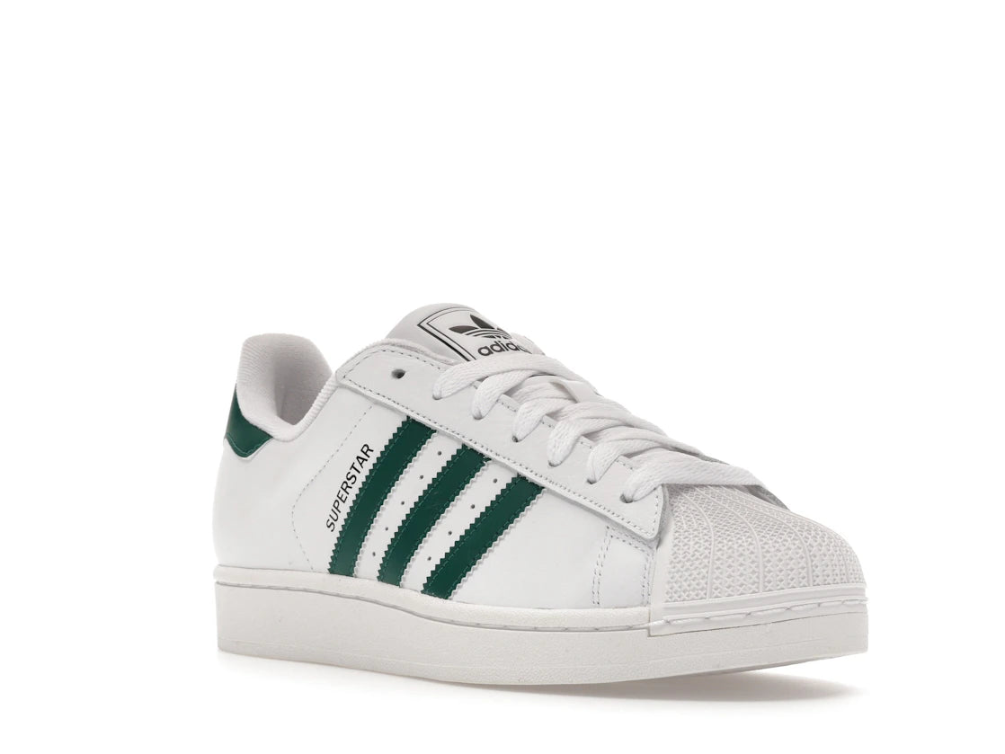 adidas Superstar II White Collegiate Green - vue secondaire A