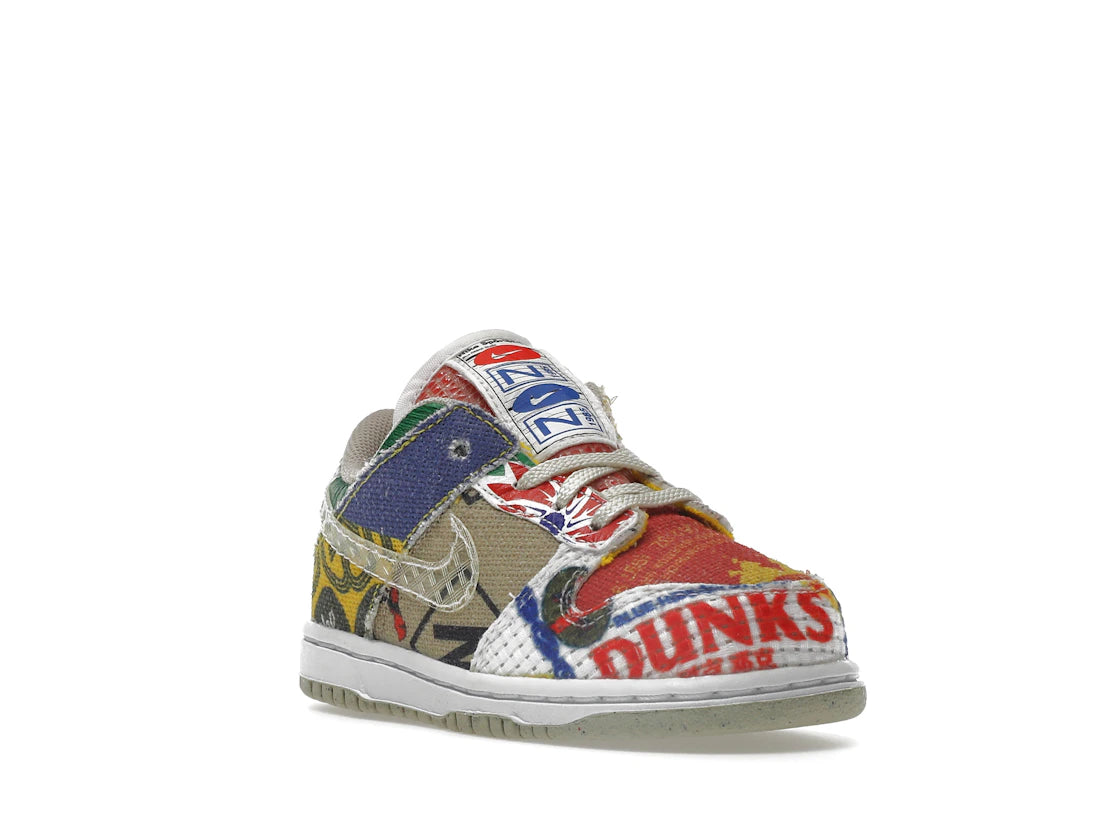 Nike Dunk Low SP City Market (TD) - vue secondaire A